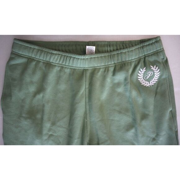 PINK x Victoria's Secret 11243311 Women Sz XL Green Flare Ivy Fleece Sweatpants - Picture 9 of 12